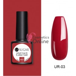 Oja semipermanenta SUGAR Color UV/LED, 7,5ml Cod 003 Pure Red